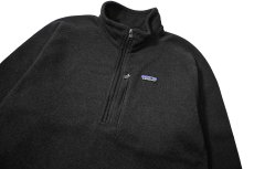 画像2: Used patagonia Better Sweater 1/4-Zip Black パタゴニア (2)