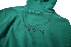 画像6: Used The Black Dog Sweat Hoodie Green (6)