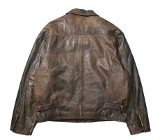 画像2: 90s Used Adventure Bound by Wilsons Leather Jacket Brown (2)