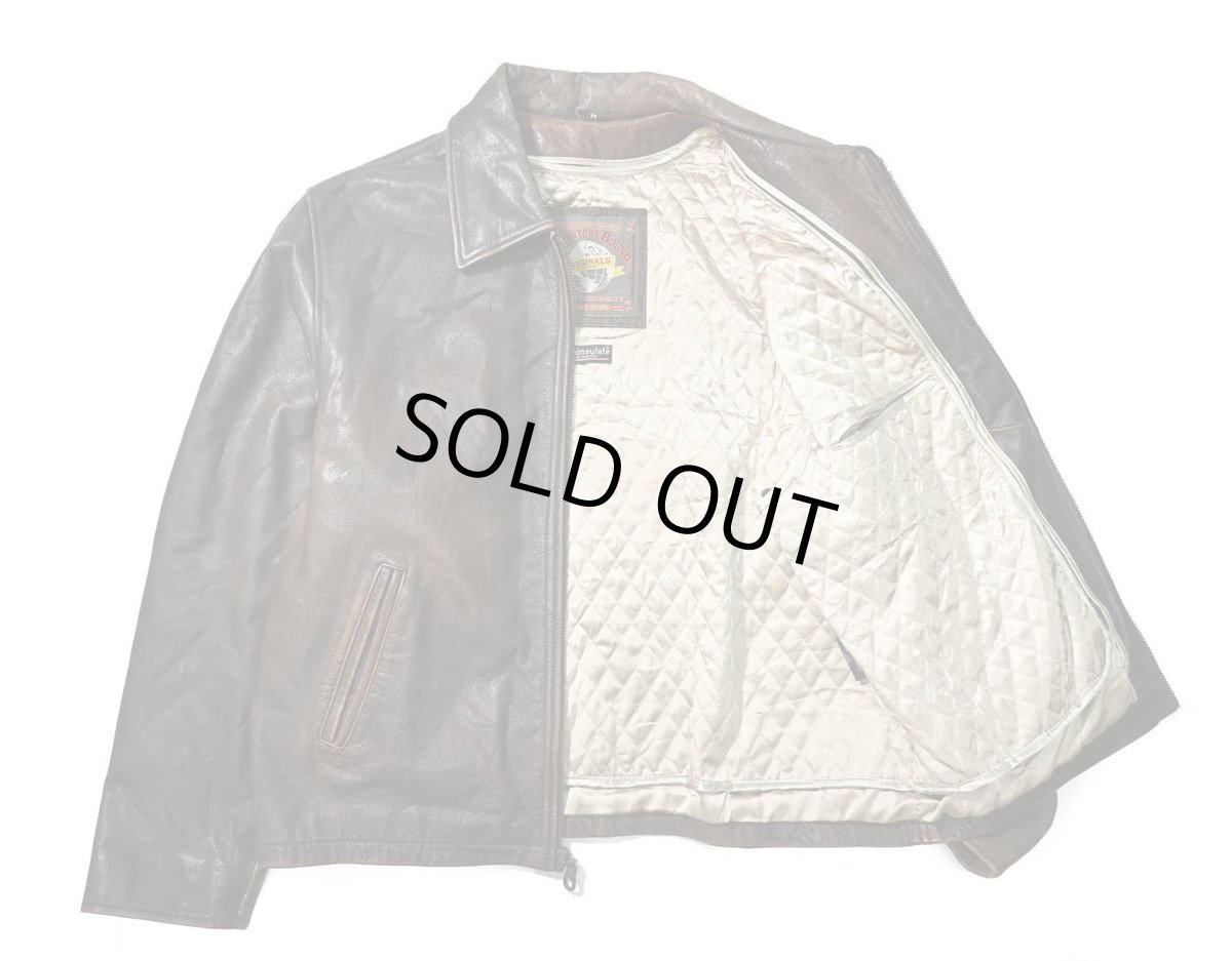 画像5: 90s Used Adventure Bound by Wilsons Leather Jacket Brown (5)