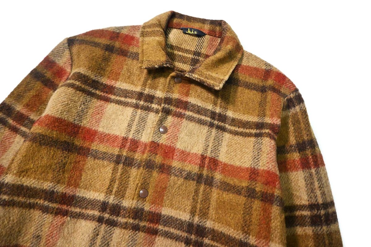 画像3: 70s Used h.i.s Sportswear Wool Coach Jacket (3)