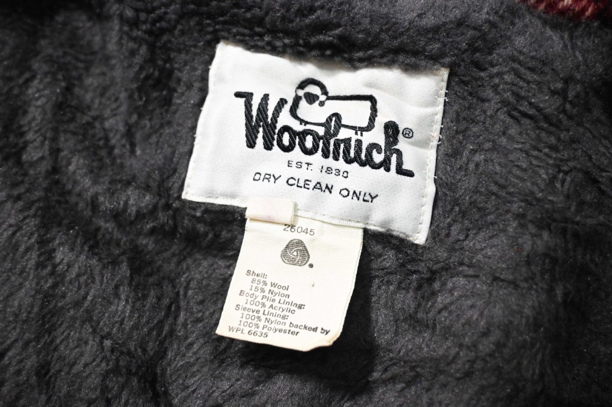 画像6: 70s Used Woolrich Boa Lined Wool Jacket (6)