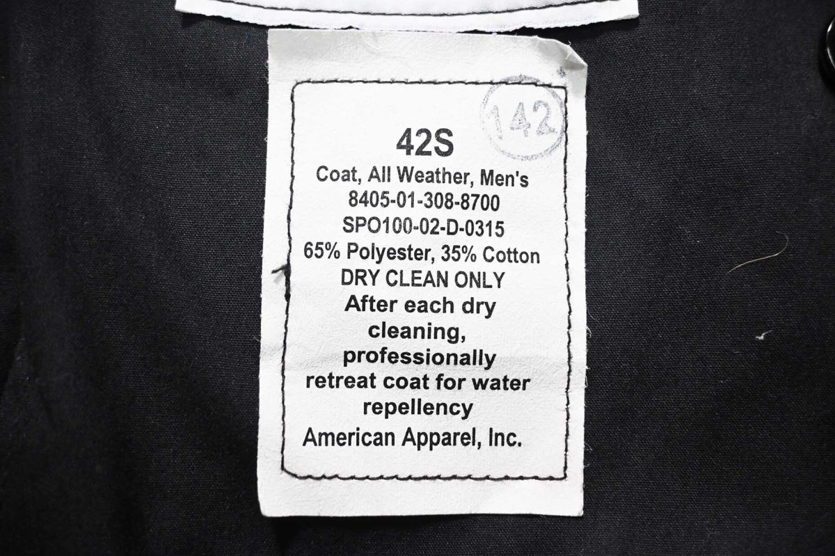 画像7: 02' Used Us Navy All Weather Coat (7)