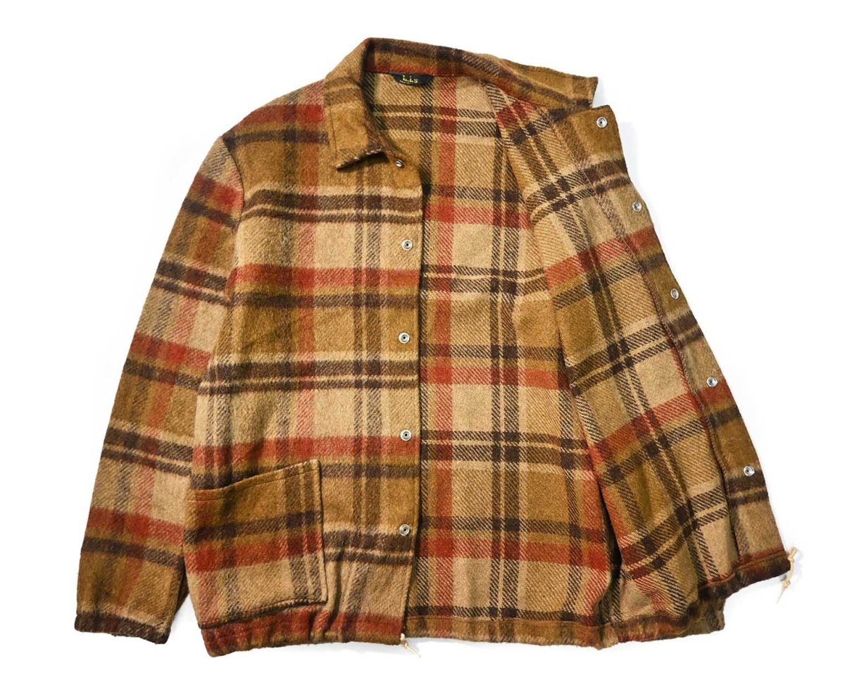 画像5: 70s Used h.i.s Sportswear Wool Coach Jacket (5)