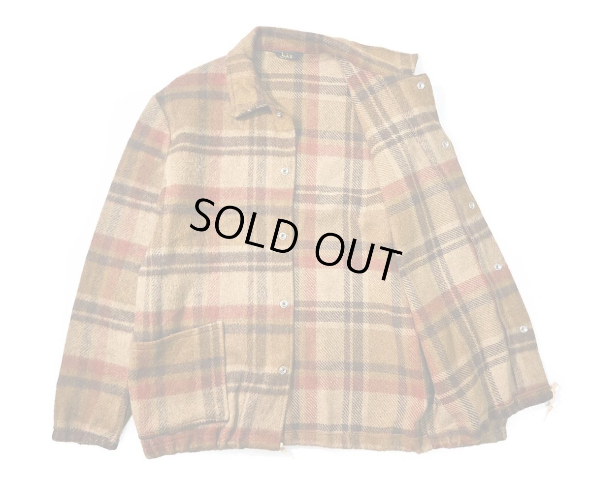 画像5: 70s Used h.i.s Sportswear Wool Coach Jacket (5)