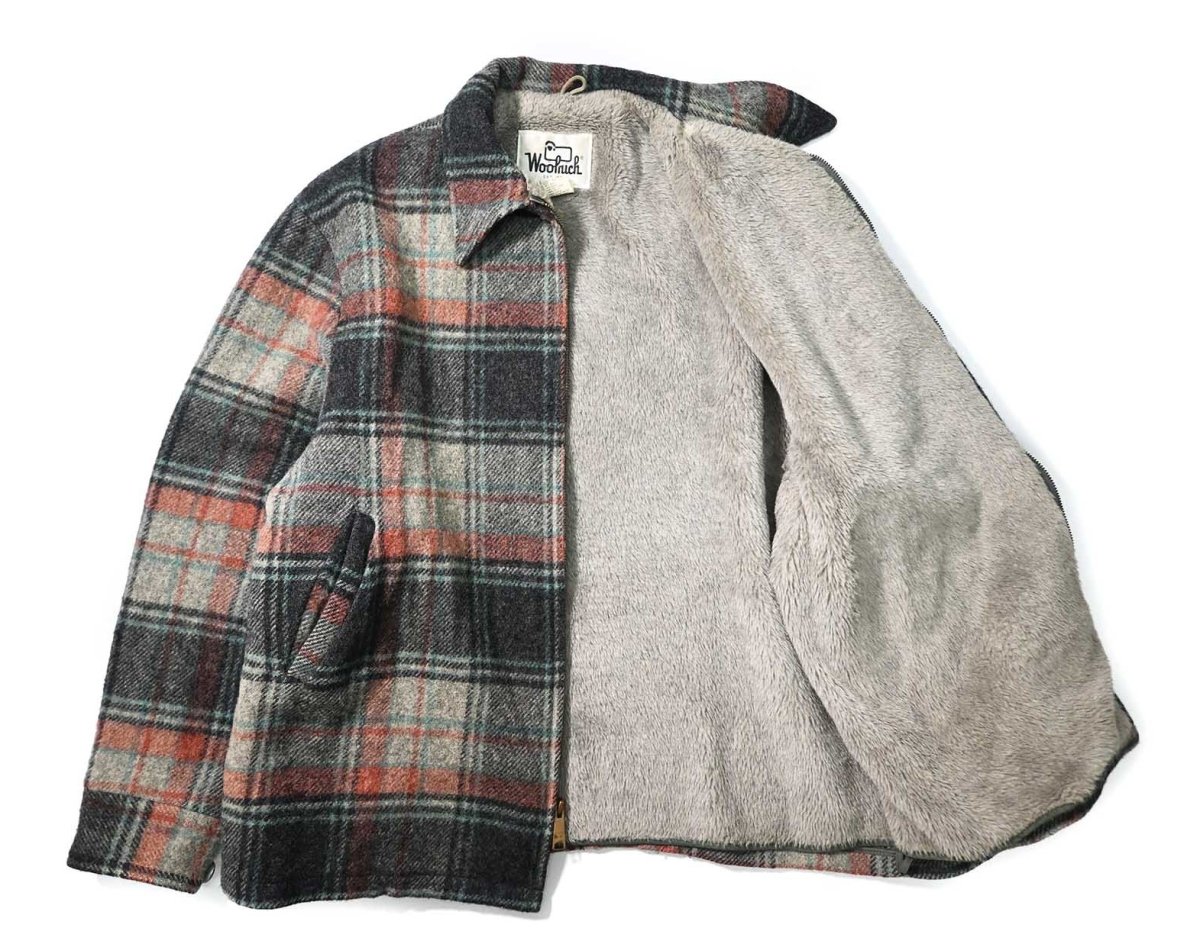 画像5: 70s Used Woolrich Boa Lined Wool Jacket made in USA (5)