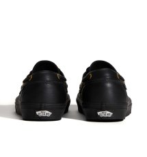 画像4: VANS 2-Eyelet Boat Shoe Leather Black バンズ　 (4)
