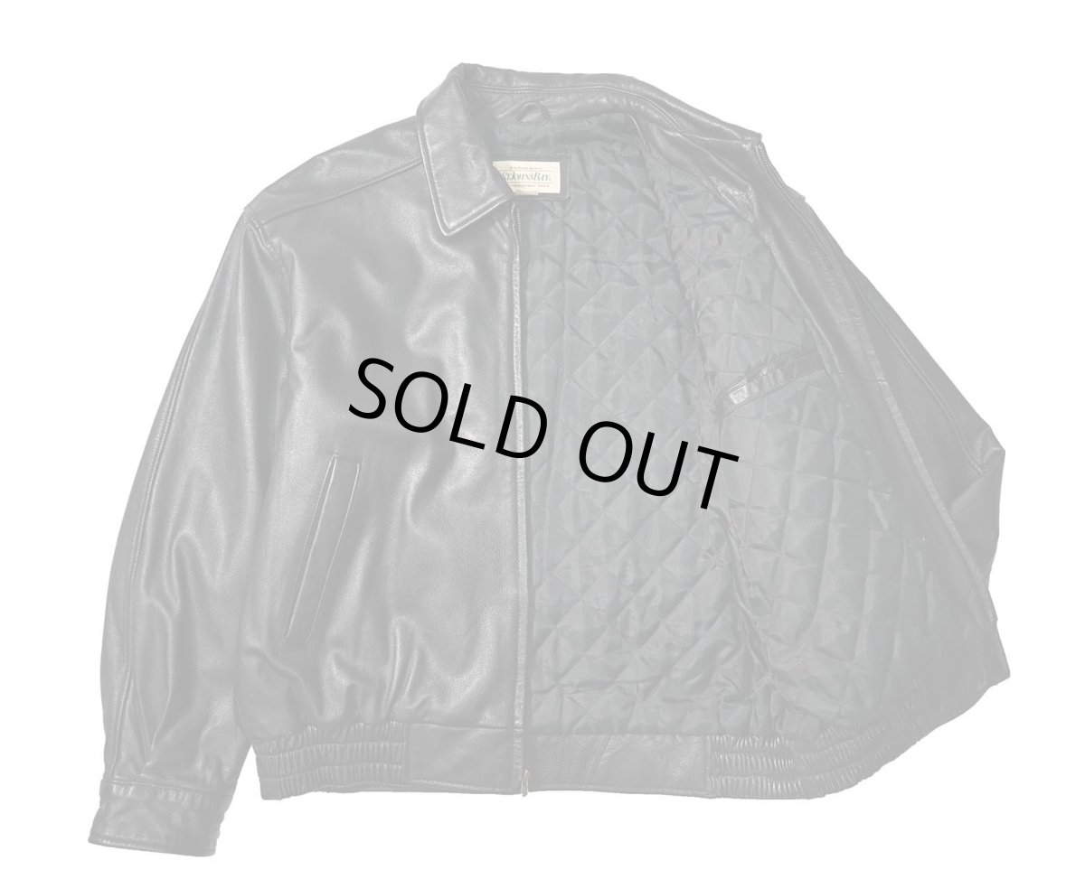 画像5: 90s Used St John's Bay Leather Jacket Black (5)