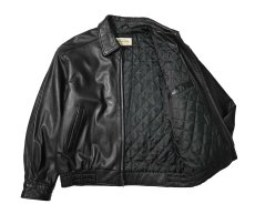 画像5: 90s Used St John's Bay Leather Jacket Black (5)