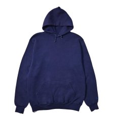 画像1: 70s Used Russell Athletic Blank Sweat Hoodie Navy made in USA (1)