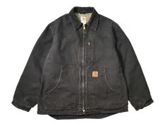 画像1: 10' Used Carhartt Sherpa Lined Ridge Coat Black (1)