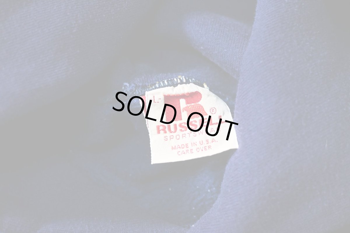 画像4: 70s Used Russell Athletic Blank Sweat Hoodie Navy made in USA (4)