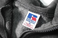 画像4: 90s Used Russell Athletic Blank Quarter Zip Sweat Shirt Charcoal (4)