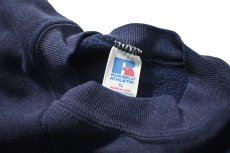 画像4: 80s Used Russell Athletic Blank Sweat Shirt Navy made in USA (4)