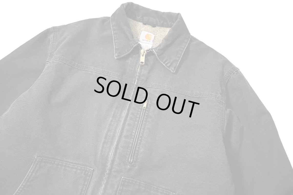 画像3: 10' Used Carhartt Sherpa Lined Ridge Coat Black (3)