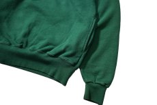 画像3: 90s Used L.L.Bean × Russell Athletic Blank Quarter Zip Sweat Shirt Green made in USA (3)