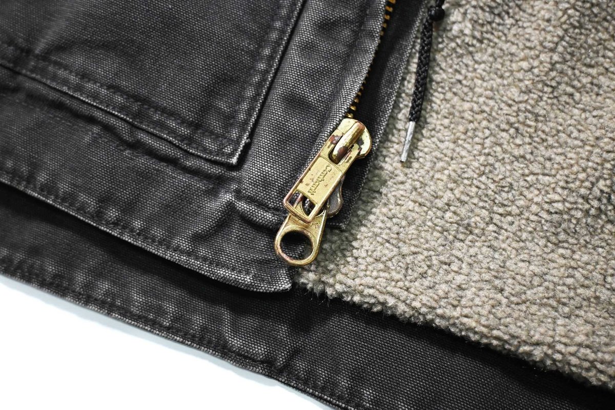 画像5: 10' Used Carhartt Sherpa Lined Ridge Coat Black (5)
