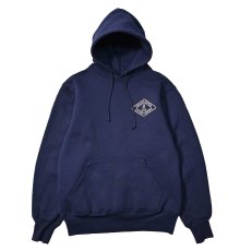 画像1: 80s Used Russell Athletic Double Face Sweat Hoodie Navy made in USA (1)
