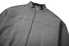 画像2: 90s Used Russell Athletic Blank Full Zip Sweat Shirt Charcoal (2)