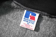 画像4: 90s Used Russell Athletic Blank Full Zip Sweat Shirt Charcoal (4)