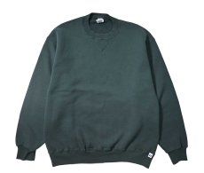 画像1: 90s Used Russell Athletic Blank Sweat Shirt Moss made in USA (1)