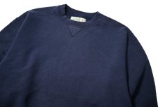 画像2: 90s Used L.L.Bean × Russell Athletic Blank Sweat Shirt Navy made in USA (2)