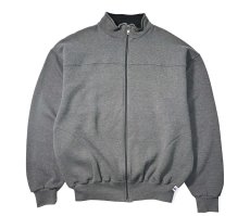 画像1: 90s Used Russell Athletic Blank Full Zip Sweat Shirt Charcoal (1)