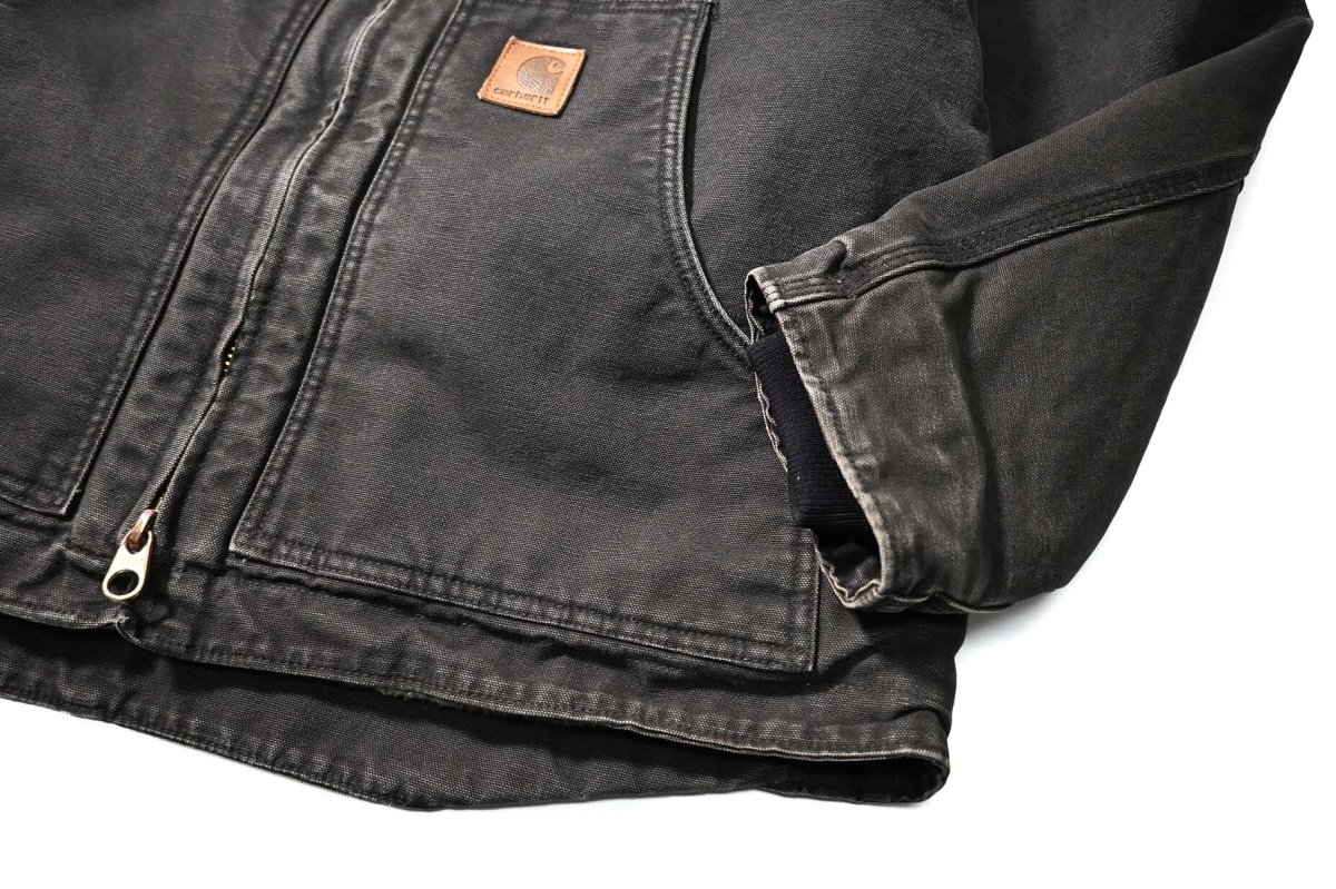 画像4: 10' Used Carhartt Sherpa Lined Ridge Coat Black (4)