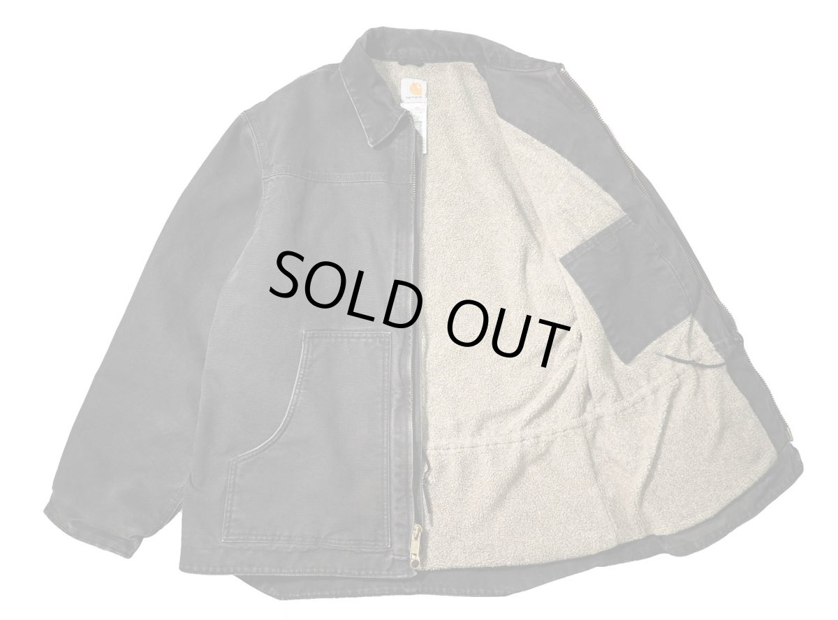 画像7: 10' Used Carhartt Sherpa Lined Ridge Coat Black (7)
