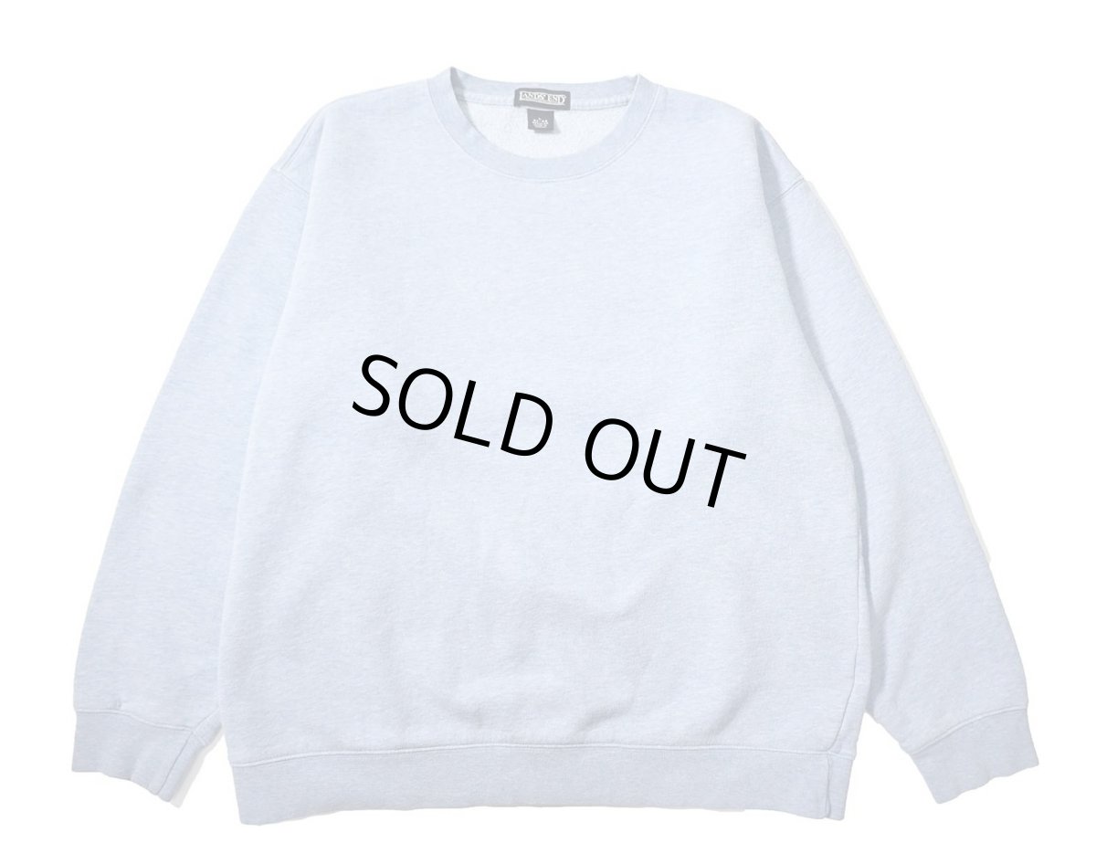 画像1: 90s Used Lands' End Blank Sweat Shirt Sax (1)