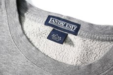 画像4: 90s Used Lands' End Blank Sweat Shirt Grey (4)
