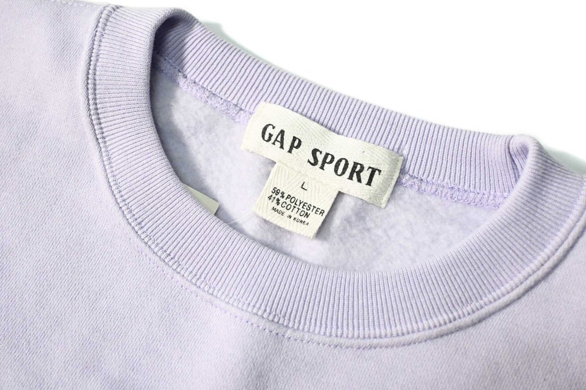 画像4: 90s Deadstock Gap Blank Sweat Shirt Lavender (4)