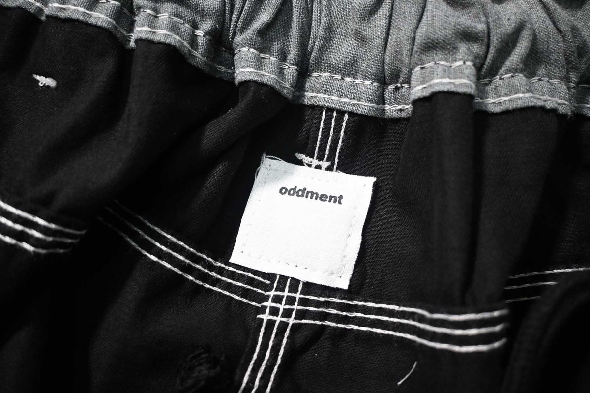 画像7: Deadstock Universal Overall Customized Double Front Big Painter Pants Dyed Black (7)