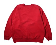 画像1: 90s Used Gap Raglan Sleeve Blank Sweat Shirt Red (1)