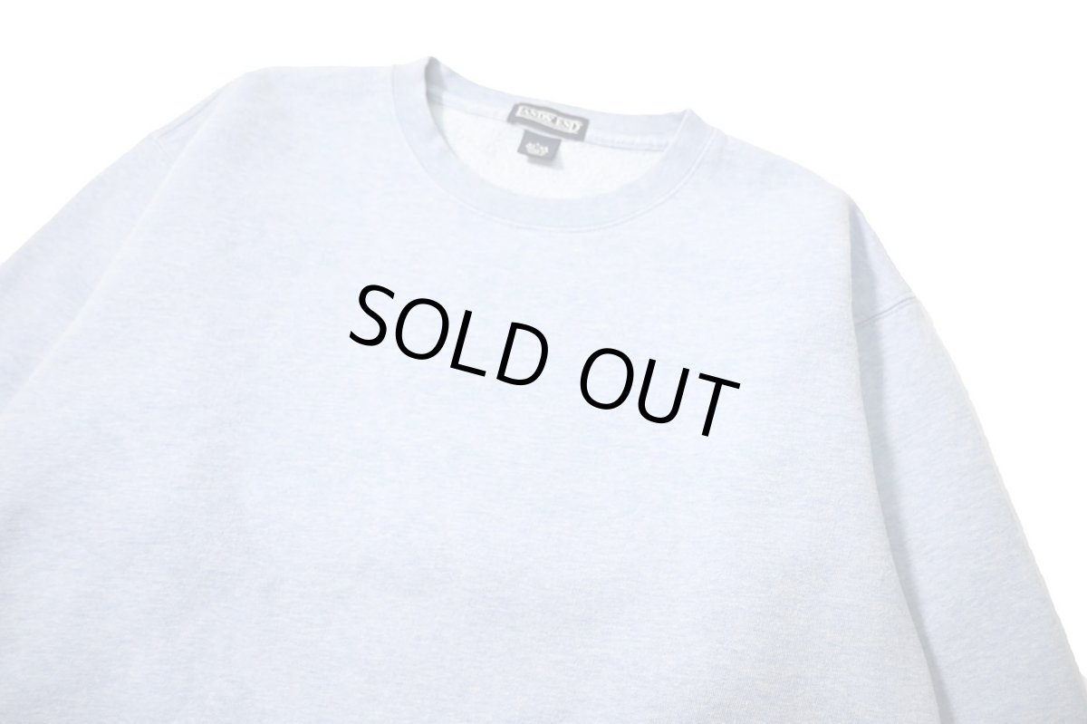 画像2: 90s Used Lands' End Blank Sweat Shirt Sax (2)