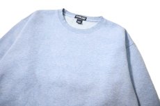 画像2: 90s Used Lands' End Blank Sweat Shirt Sax (2)
