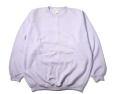 画像1: 90s Deadstock Gap Blank Sweat Shirt Lavender (1)