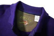 画像4: 00s Used Orvis Blank Sweat Polo Purple (4)