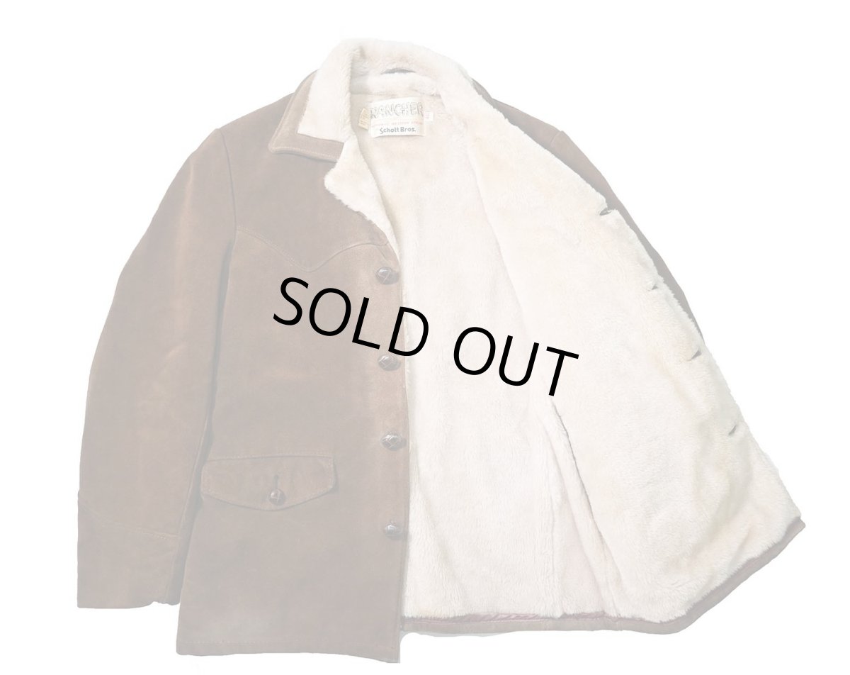 画像5: 70s Used Rancher by Schott Suede Ranch Coat (5)