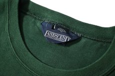 画像4: 90s Used Lands' End Blank Sweat Shirt Green made in USA (4)