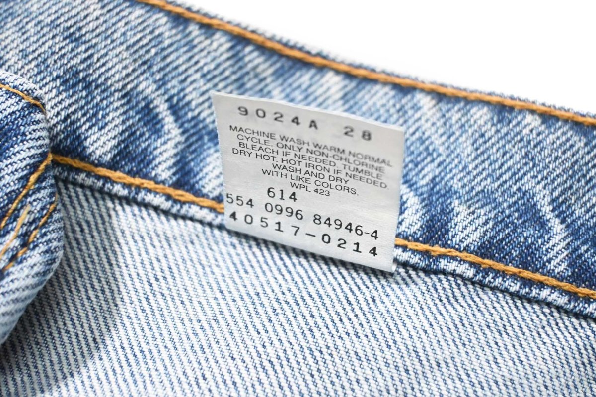 画像8: 96' Deadstock Levi's 517 Denim Pants made in USA リーバイス (8)