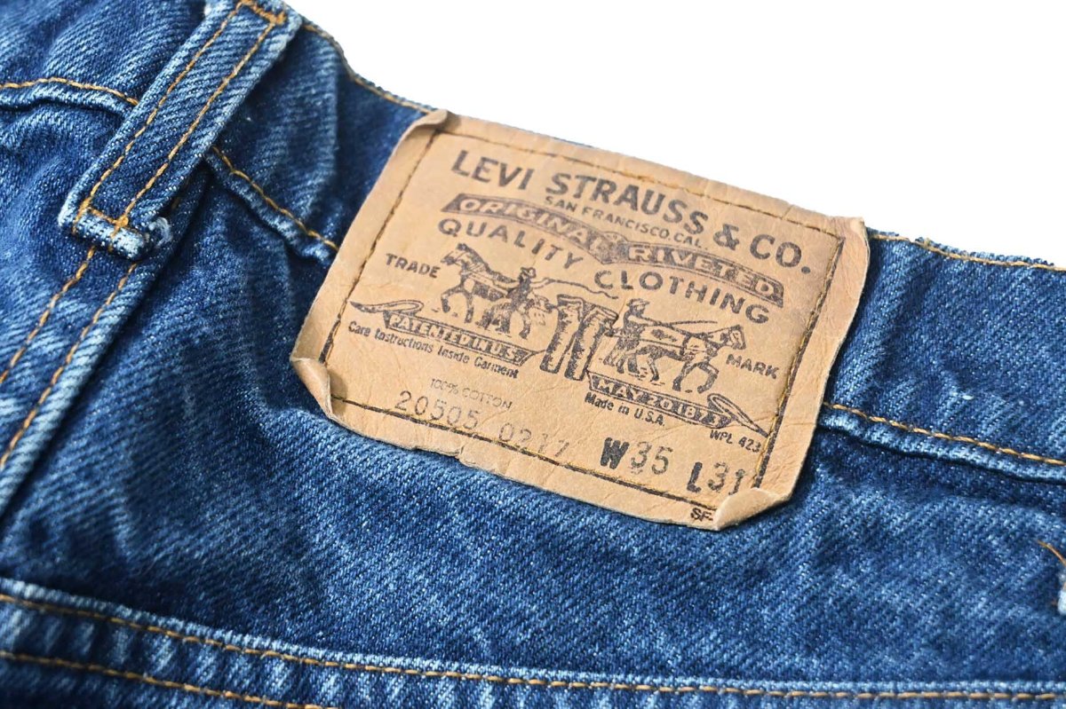 画像5: 80s Used Levi's 505 Denim Pants made in USA リーバイス (5)