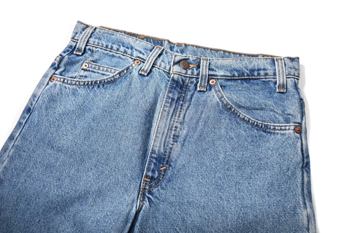 画像2: 96' Deadstock Levi's 517 Denim Pants made in USA リーバイス (2)