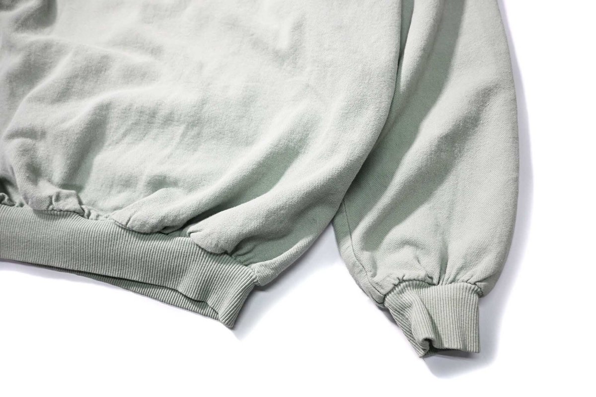 画像3: 90s Used Orvis Blank Sweat Polo Mint made in USA (3)