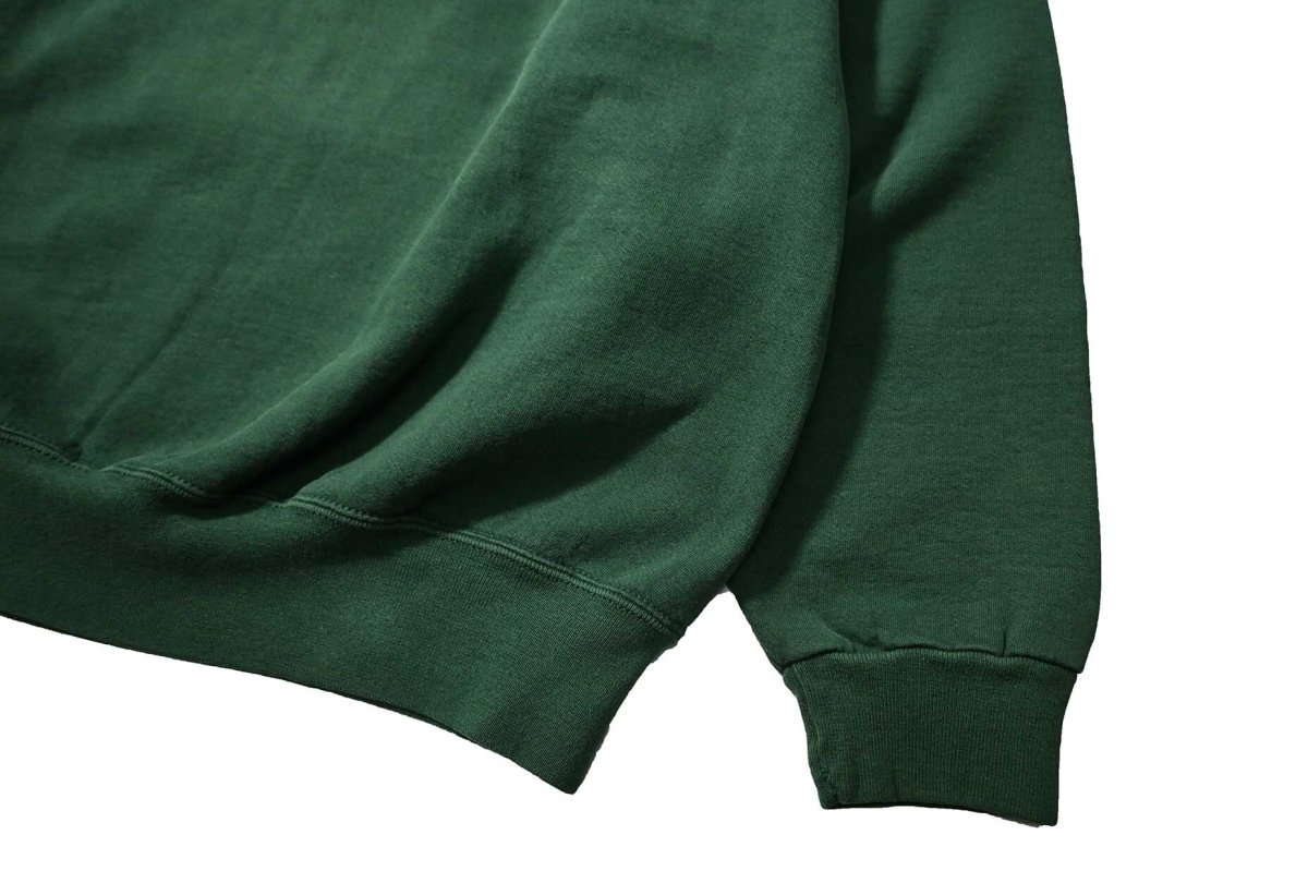 画像3: 90s Used Lands' End Blank Sweat Shirt Green made in USA (3)