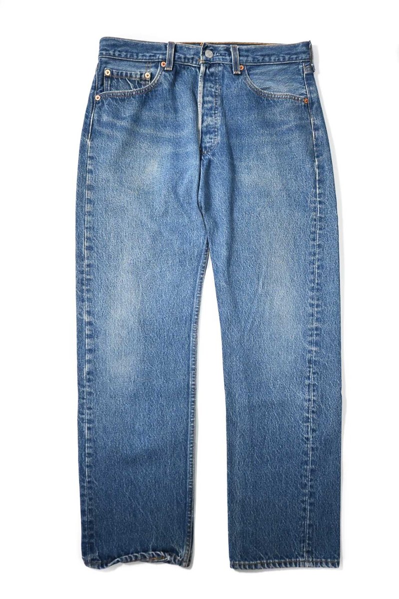 画像1: 96' Used Levi's 501 Denim Pants made in USA リーバイス (1)