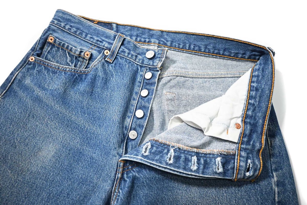 画像6: 96' Used Levi's 501 Denim Pants made in USA リーバイス (6)
