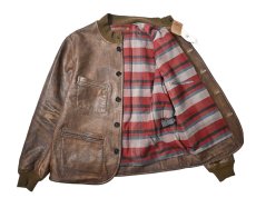 画像5: RRL Leather Car Coat ラルフローレン (5)