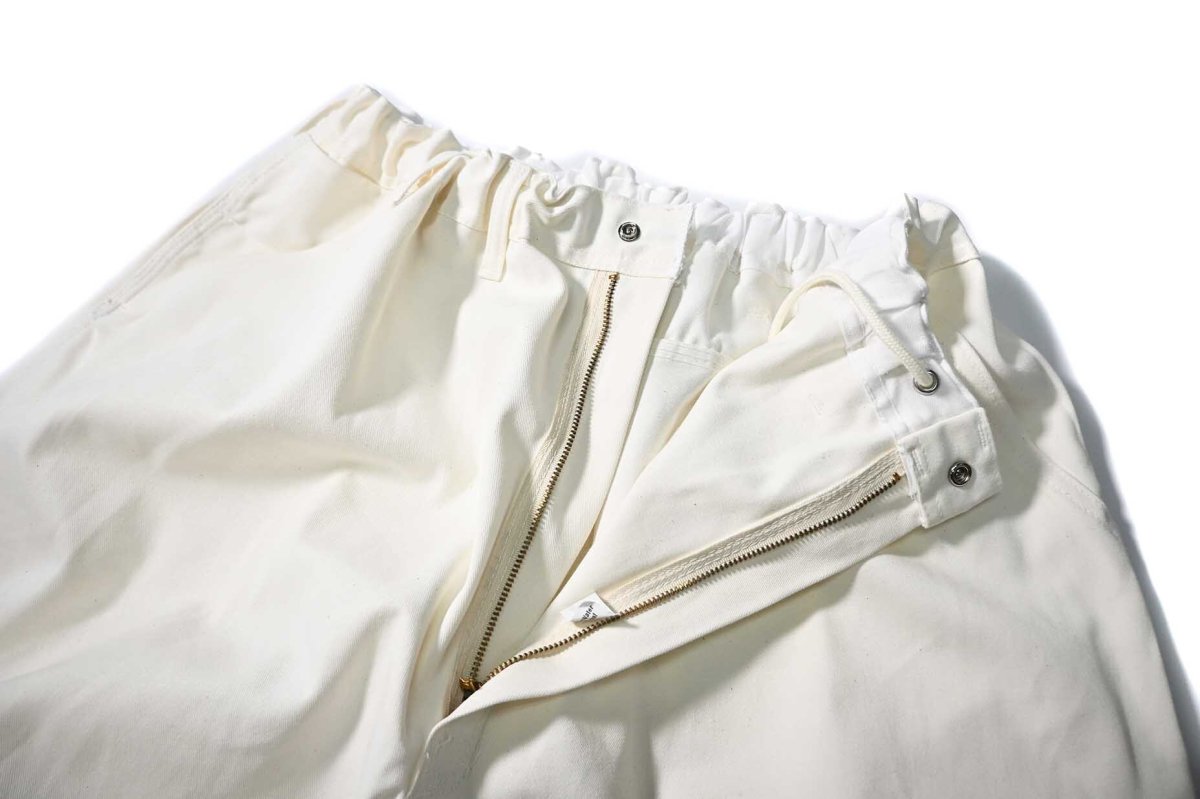画像6: Deadstock Universal Overall Customized Double Front Big Painter Pants White (6)
