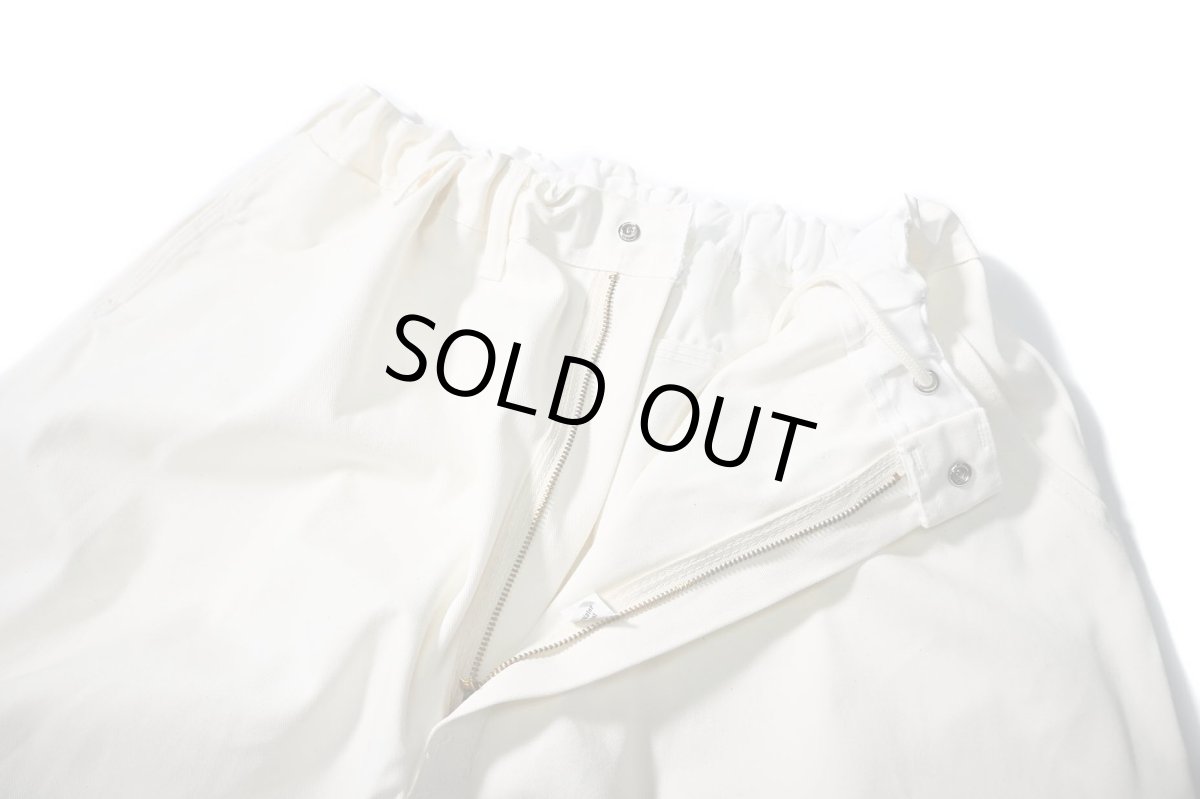 画像6: Deadstock Universal Overall Customized Double Front Big Painter Pants White (6)